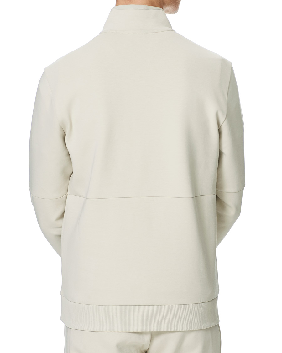 Herre | Trøjer | BOSS GREEN | BOSS Athleisure Sweat Half Zip Light Beige