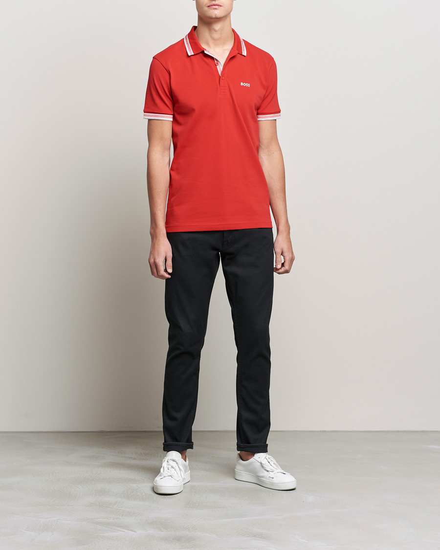 Herre | Polotrøjer | BOSS GREEN | Paddy Piké Medium Red