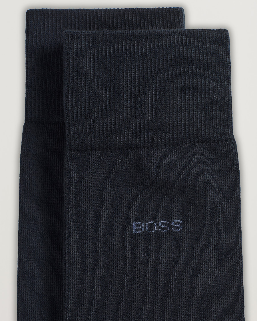 Herre | BOSS | BOSS BLACK | 2-Pack RS Uni Socks Dark Blue