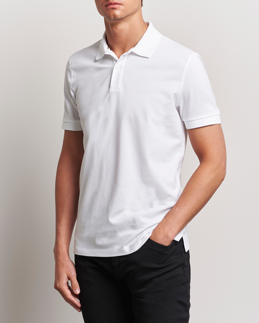 Herre | Polotrøjer | BOSS BLACK | Pallas Polo White