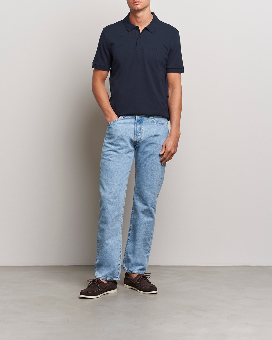 Herre | Polotrøjer | BOSS BLACK | Pallas Polo Dark Blue