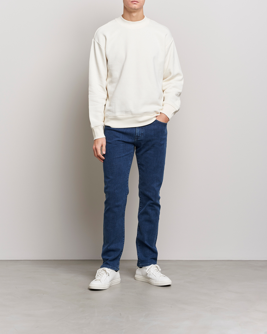 Herre | Jeans | BOSS ORANGE | Maine Regular Fit Super Stretch Jeans Lagoon Blue