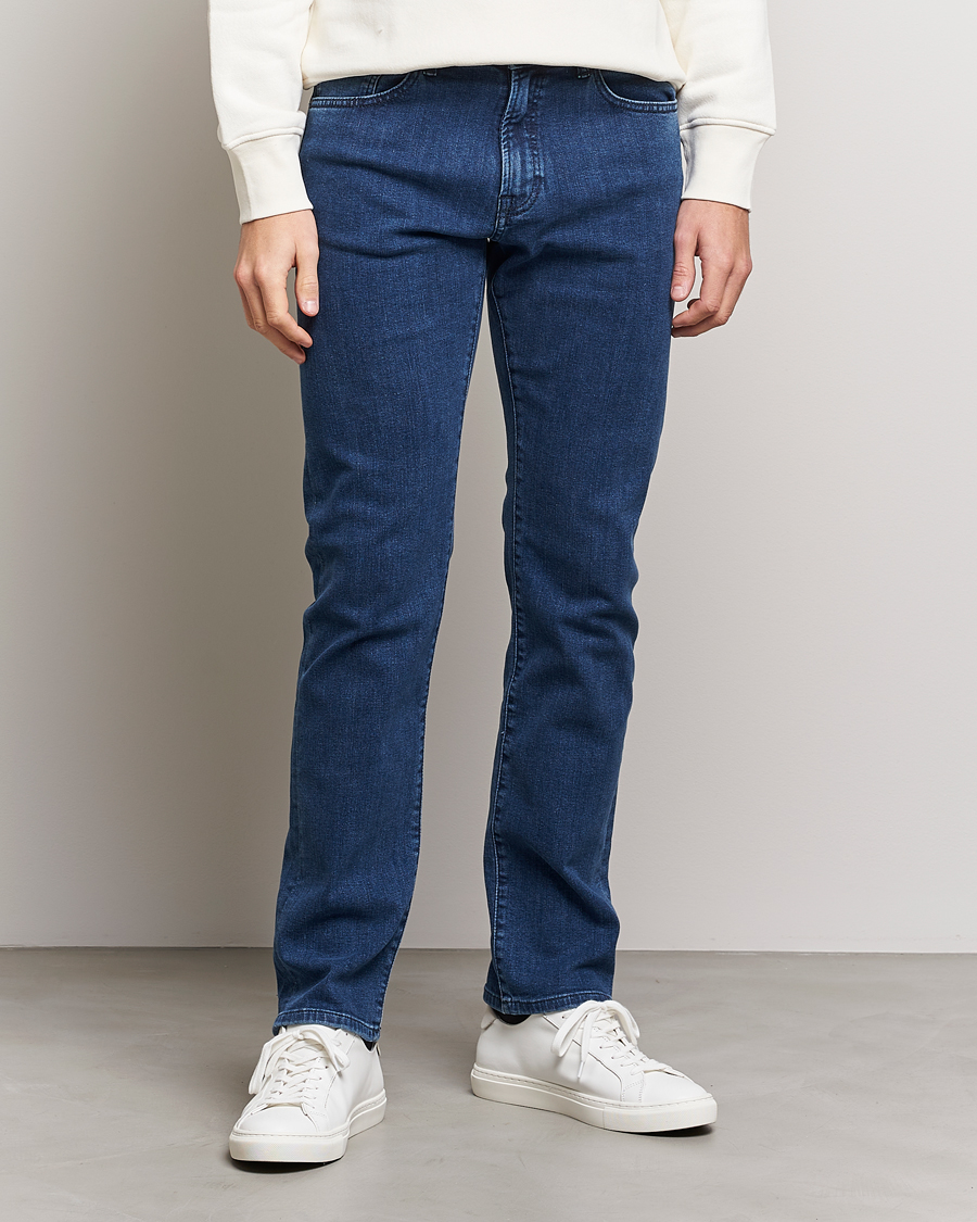 Herre | Tøj | BOSS ORANGE | Maine Regular Fit Super Stretch Jeans Lagoon Blue