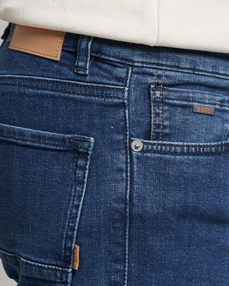 Herre | Jeans | BOSS ORANGE | Maine Regular Fit Super Stretch Jeans Lagoon Blue