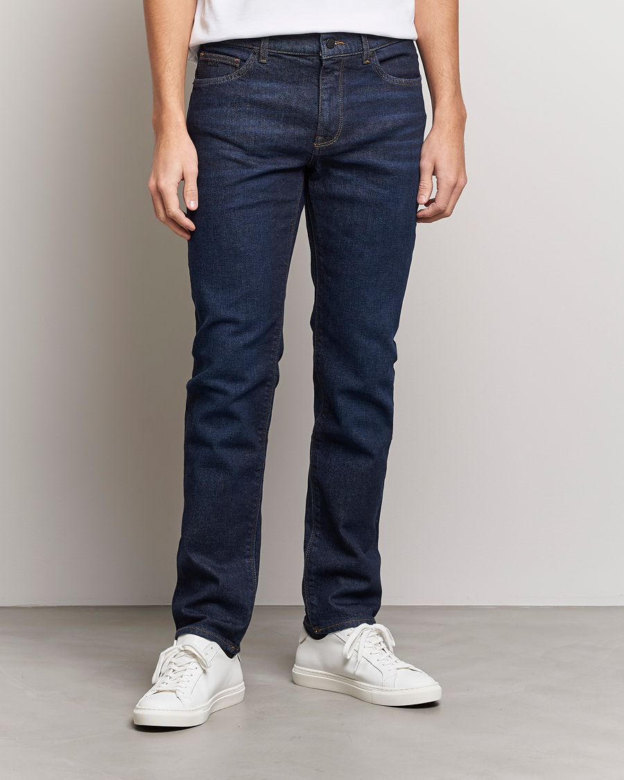 Herre | Blå jeans | BOSS BLACK | Maine Jeans Dark Blue