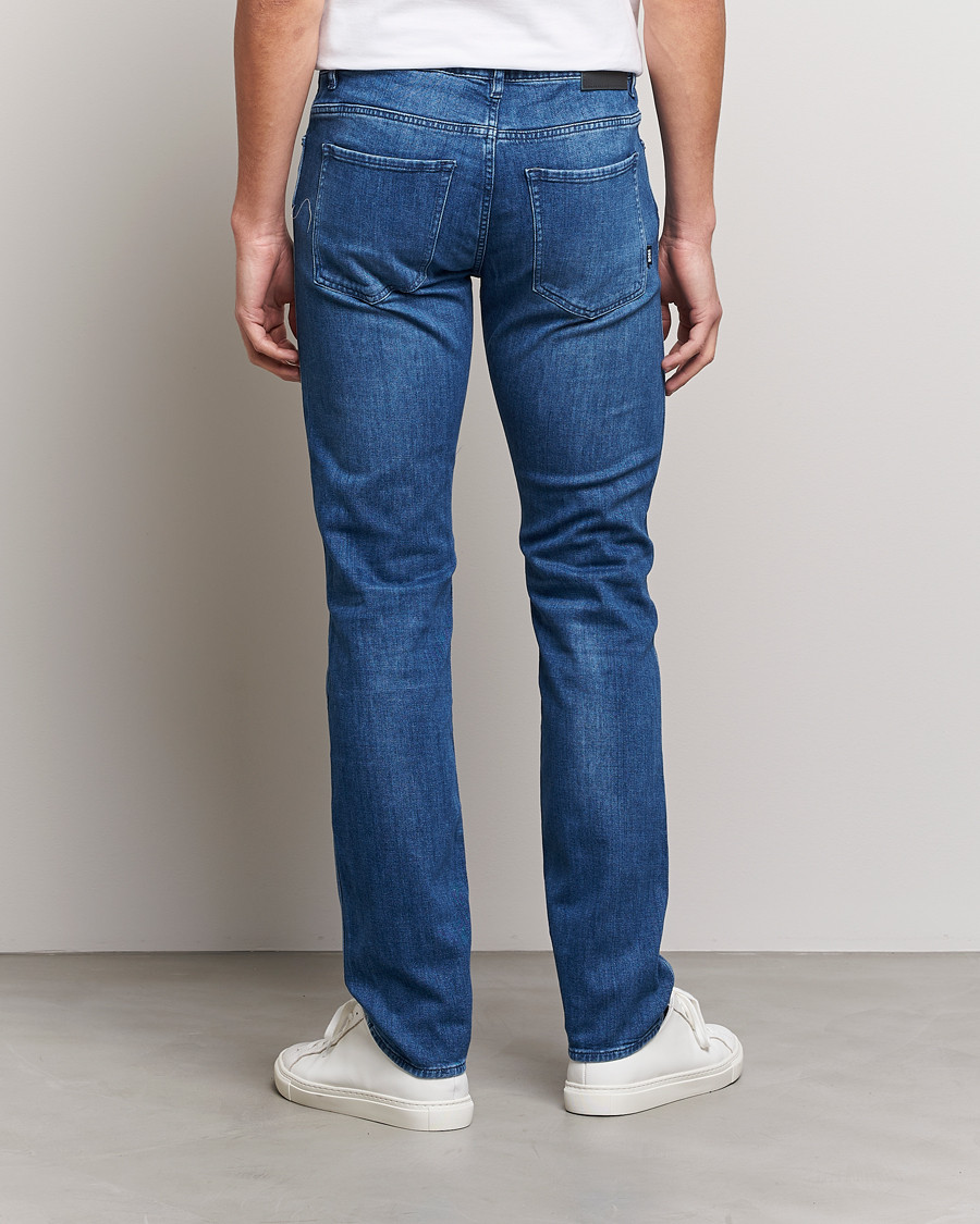 Herre | Jeans | BOSS BLACK | Delaware Slim Fit Stretch Jeans Medium Blue