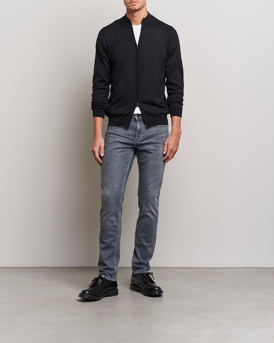 Herre | Jeans | BOSS BLACK | Delaware Slim Fit Stretch Jeans Medium Grey