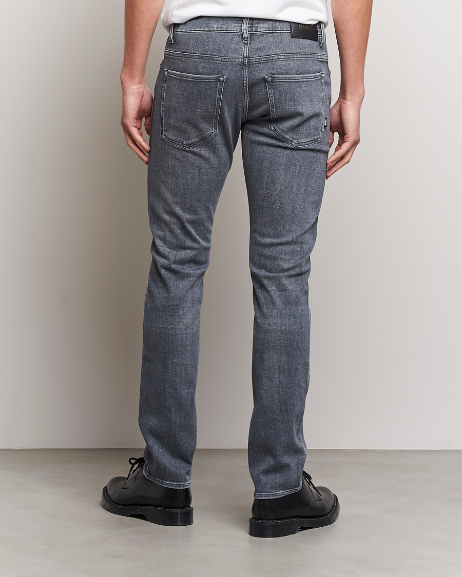 Herre | Jeans | BOSS BLACK | Delaware Slim Fit Stretch Jeans Medium Grey