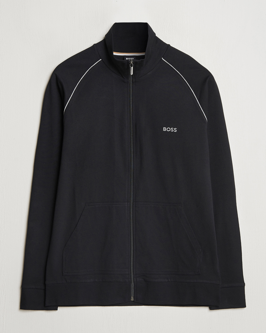 Herre | Trøjer | BOSS BLACK | Mix & Match Full Zip Jacket Black