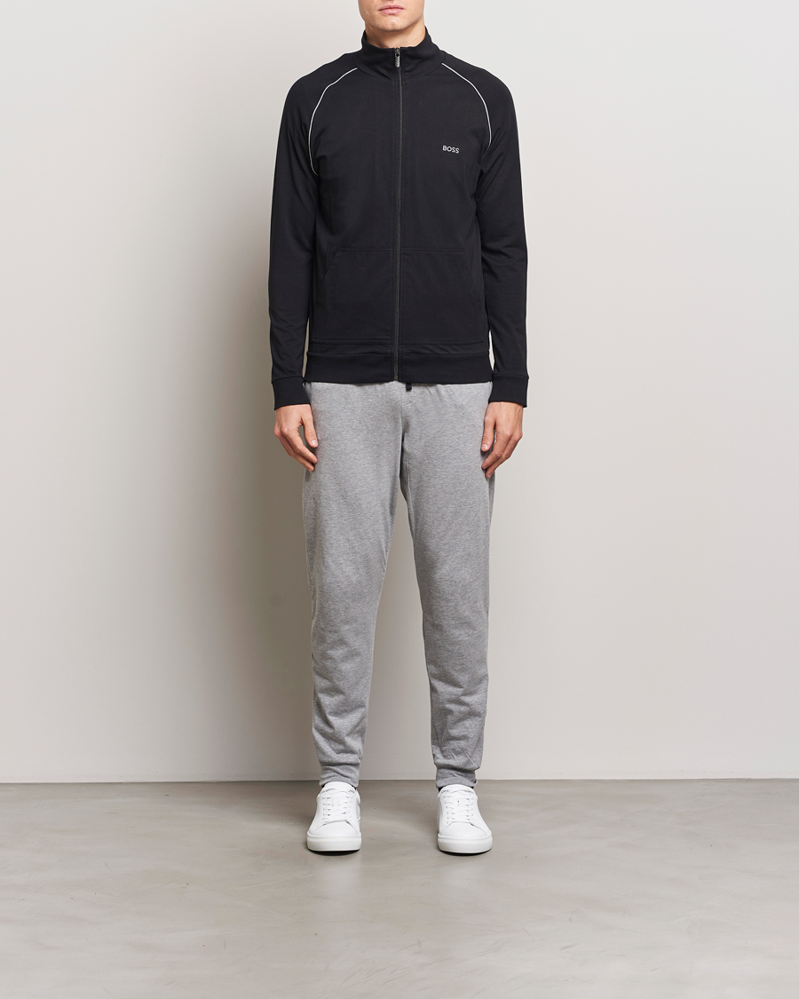 Herre | Trøjer | BOSS BLACK | Mix & Match Full Zip Jacket Black