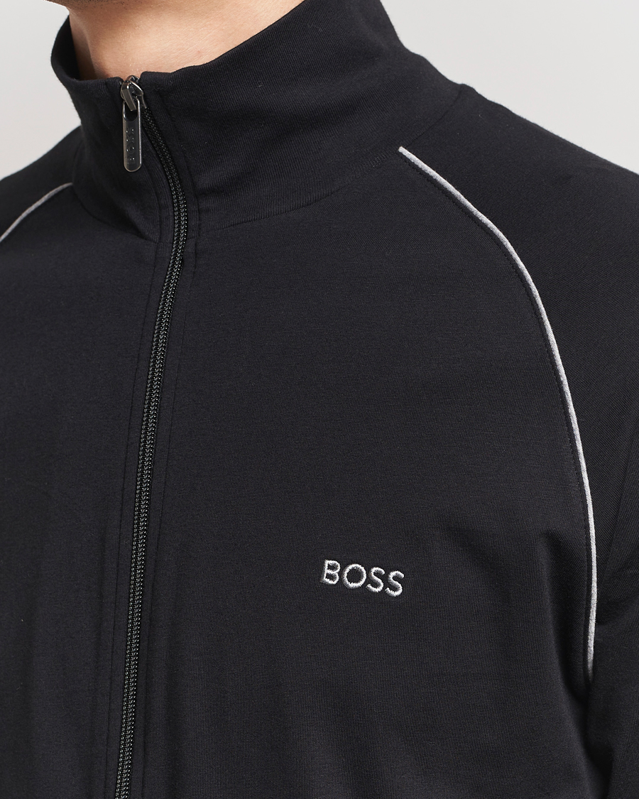 Herre | Trøjer | BOSS BLACK | Mix & Match Full Zip Jacket Black