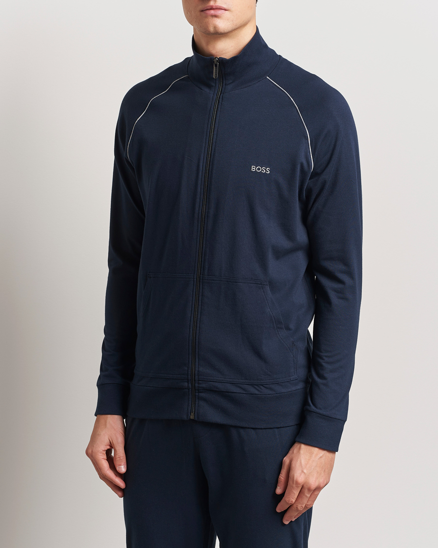 Herre | Full-zip | BOSS BLACK | Mix & Match Full Zip Jacket Dark Blue