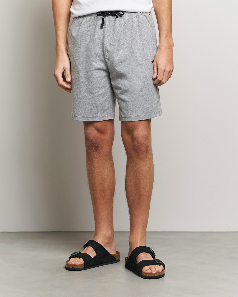 Herre | Træningsshorts | BOSS BLACK | Mix & Match Sweatshorts Medium Grey