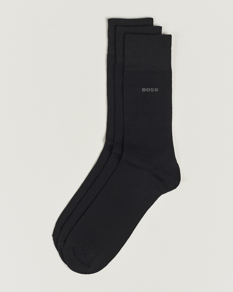 Herre | Almindelige sokker | BOSS BLACK | 3-Pack RS Uni Socks Black