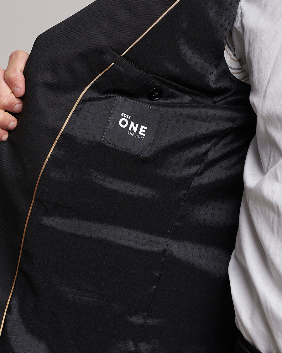 Herre | Blazere & jakker | BOSS BLACK | Huge Slim Fit Wool Blazer Black