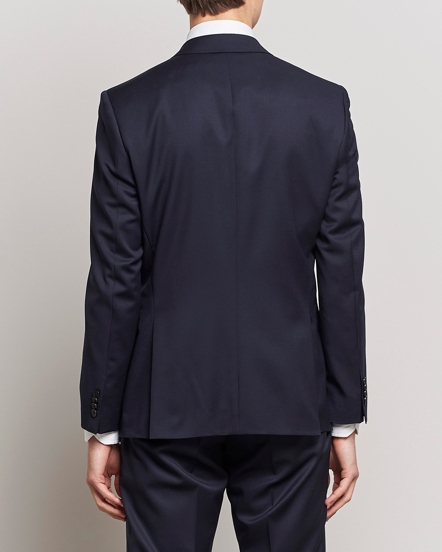 Herre | Blazere & jakker | BOSS BLACK | Huge Slim Fit Wool Blazer Dark Blue