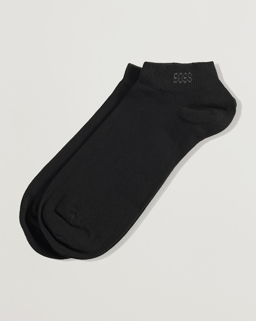 Herre | Undertøj | BOSS BLACK | 2-Pack Sneaker Socks Black