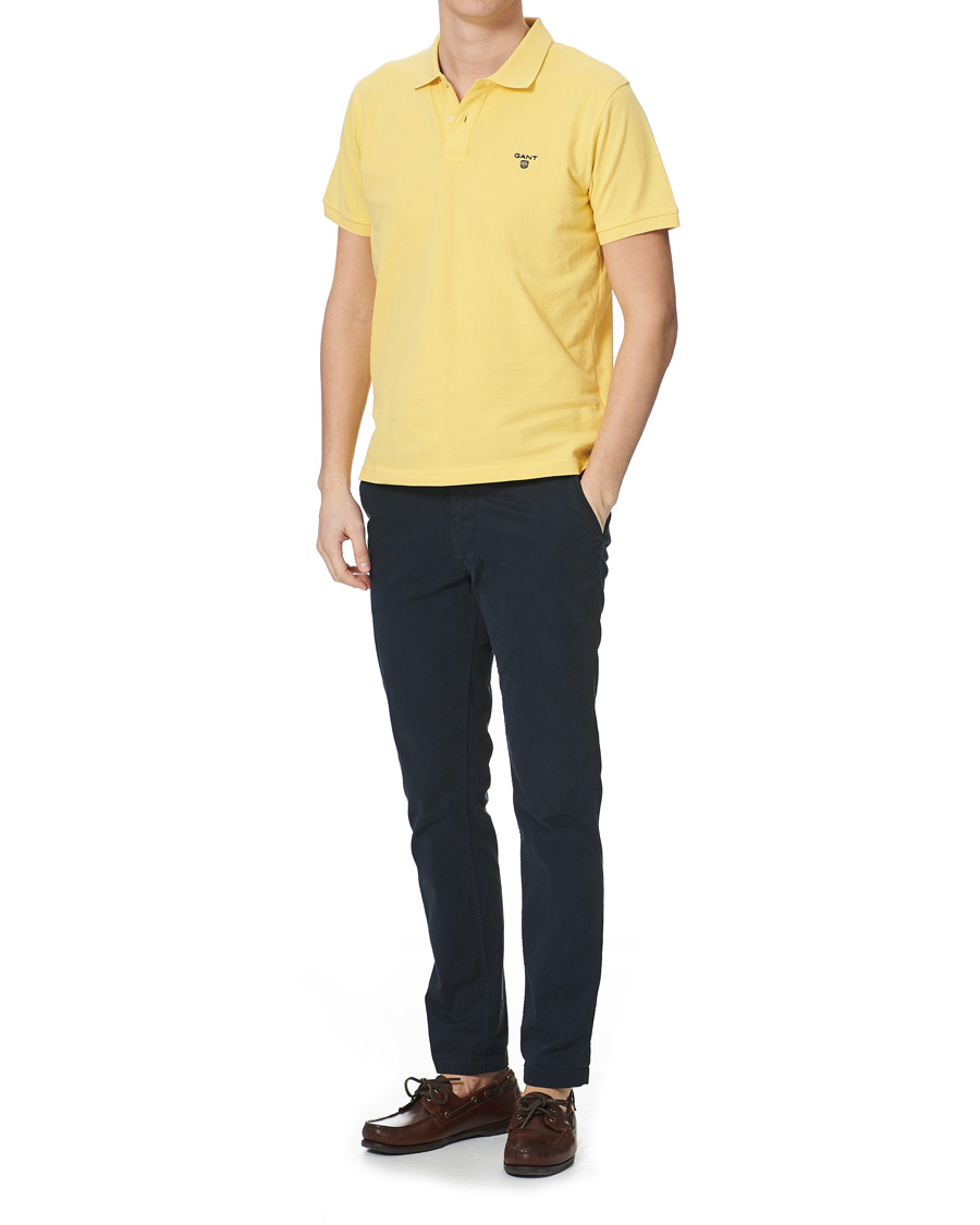 Herre | Polotrøjer | GANT | The Summer Polo Banana Yellow