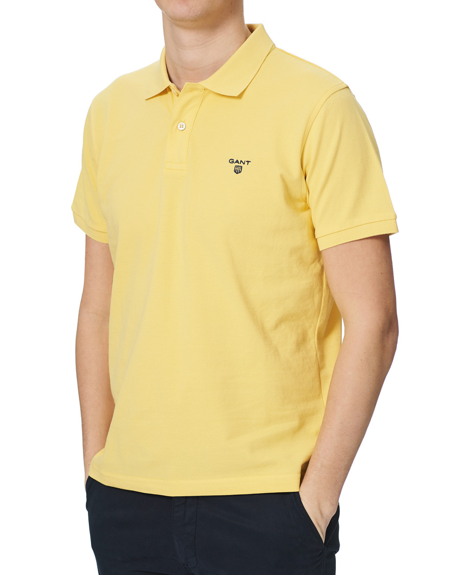 Herre | Polotrøjer | GANT | The Summer Polo Banana Yellow