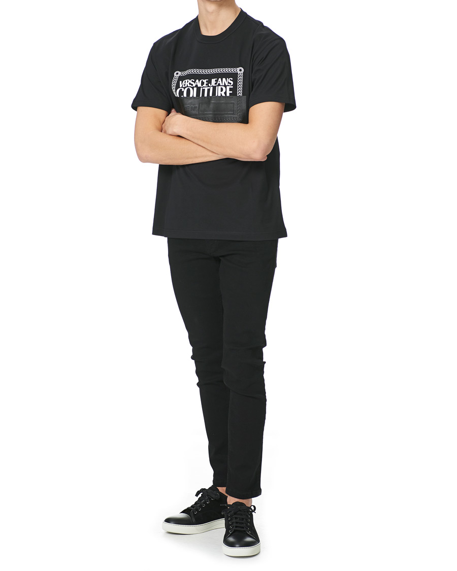 Herre | T-Shirts | Versace Jeans Couture | Piece Nr Tape T-Shirt Black