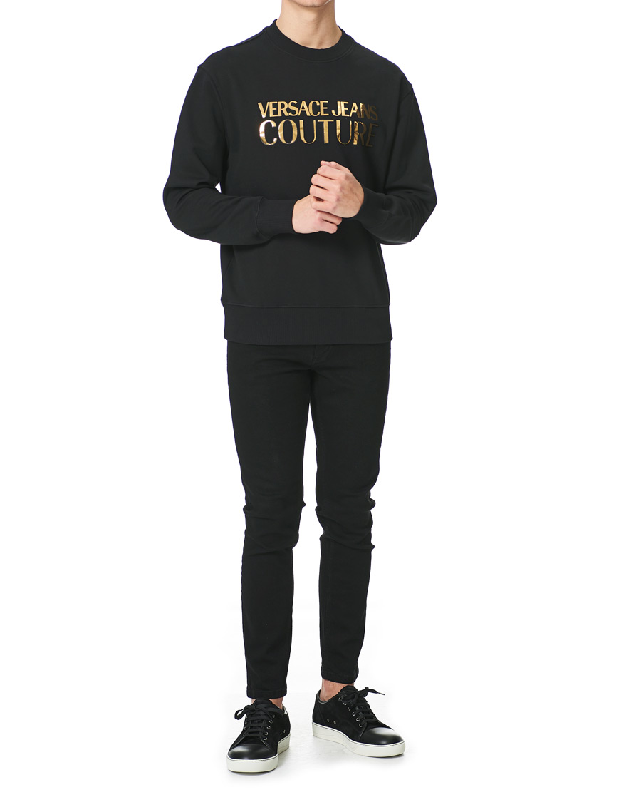 Herre | Trøjer | Versace Jeans Couture | Logo Mirror Sweatshirt Black