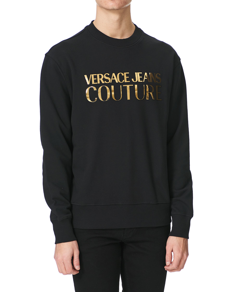 Herre | Trøjer | Versace Jeans Couture | Logo Mirror Sweatshirt Black