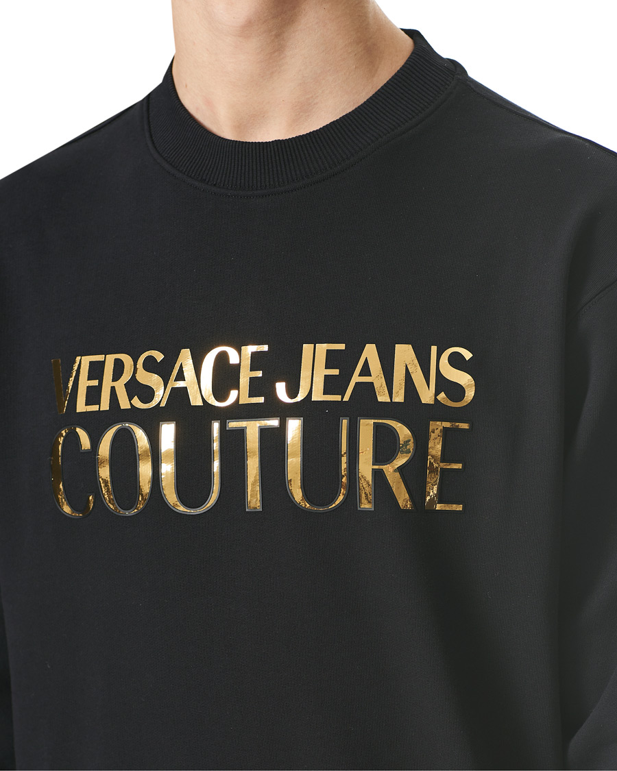 Herre | Trøjer | Versace Jeans Couture | Logo Mirror Sweatshirt Black