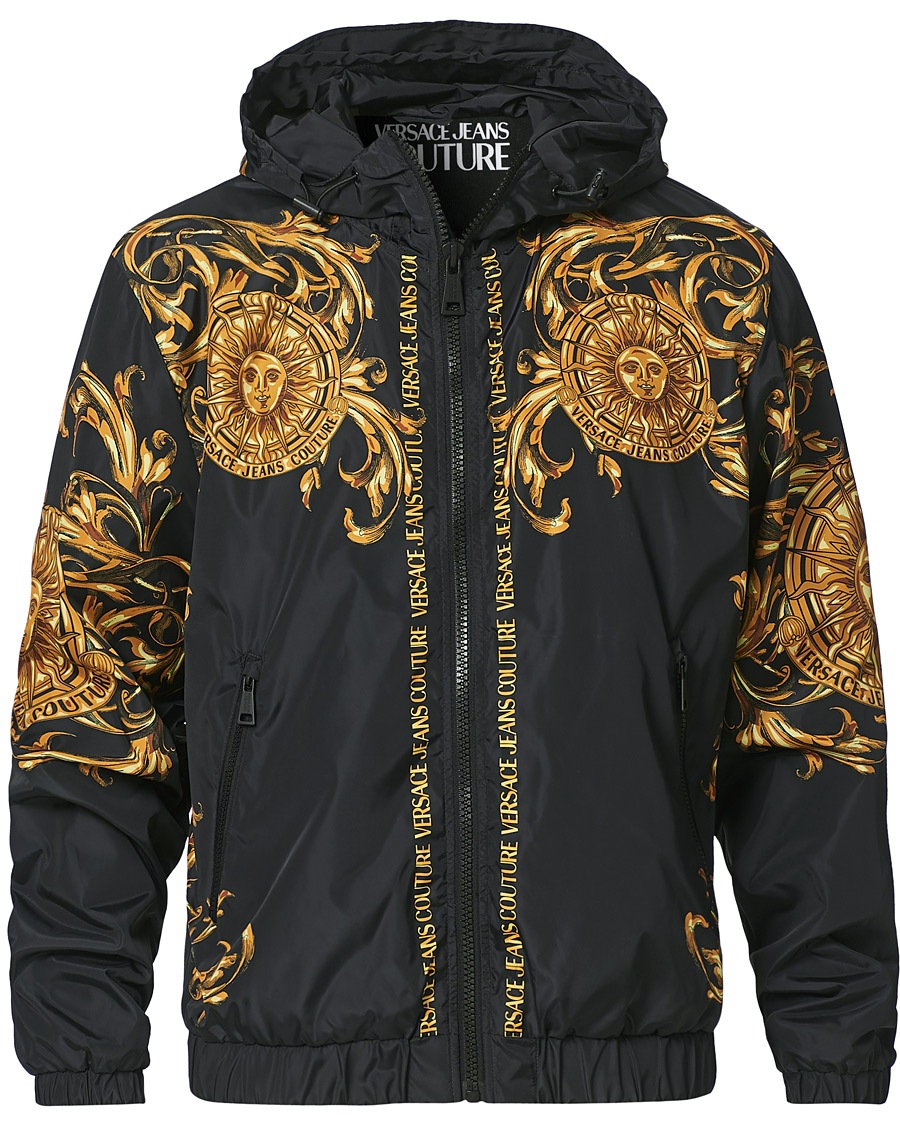 Herre | Jakker | Versace Jeans Couture | Garland Print Jacket Black