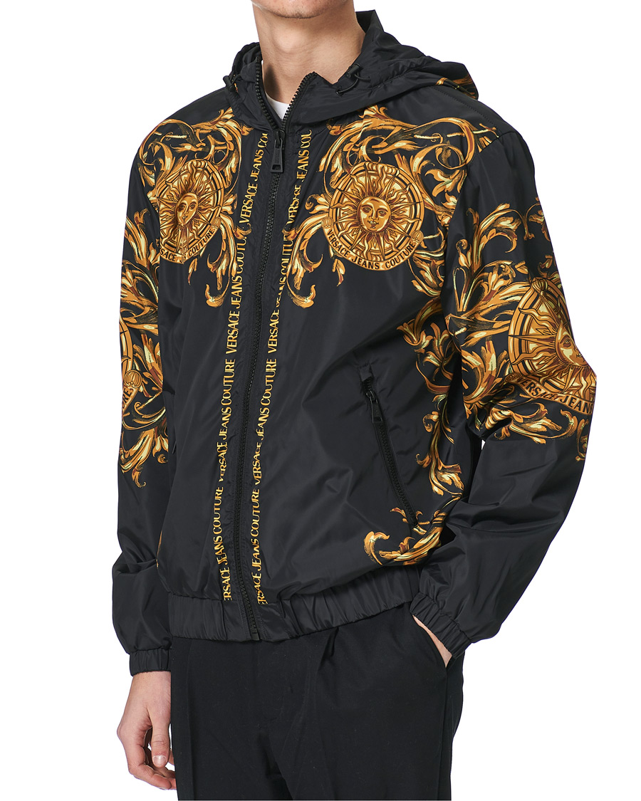 Herre | Jakker | Versace Jeans Couture | Garland Print Jacket Black