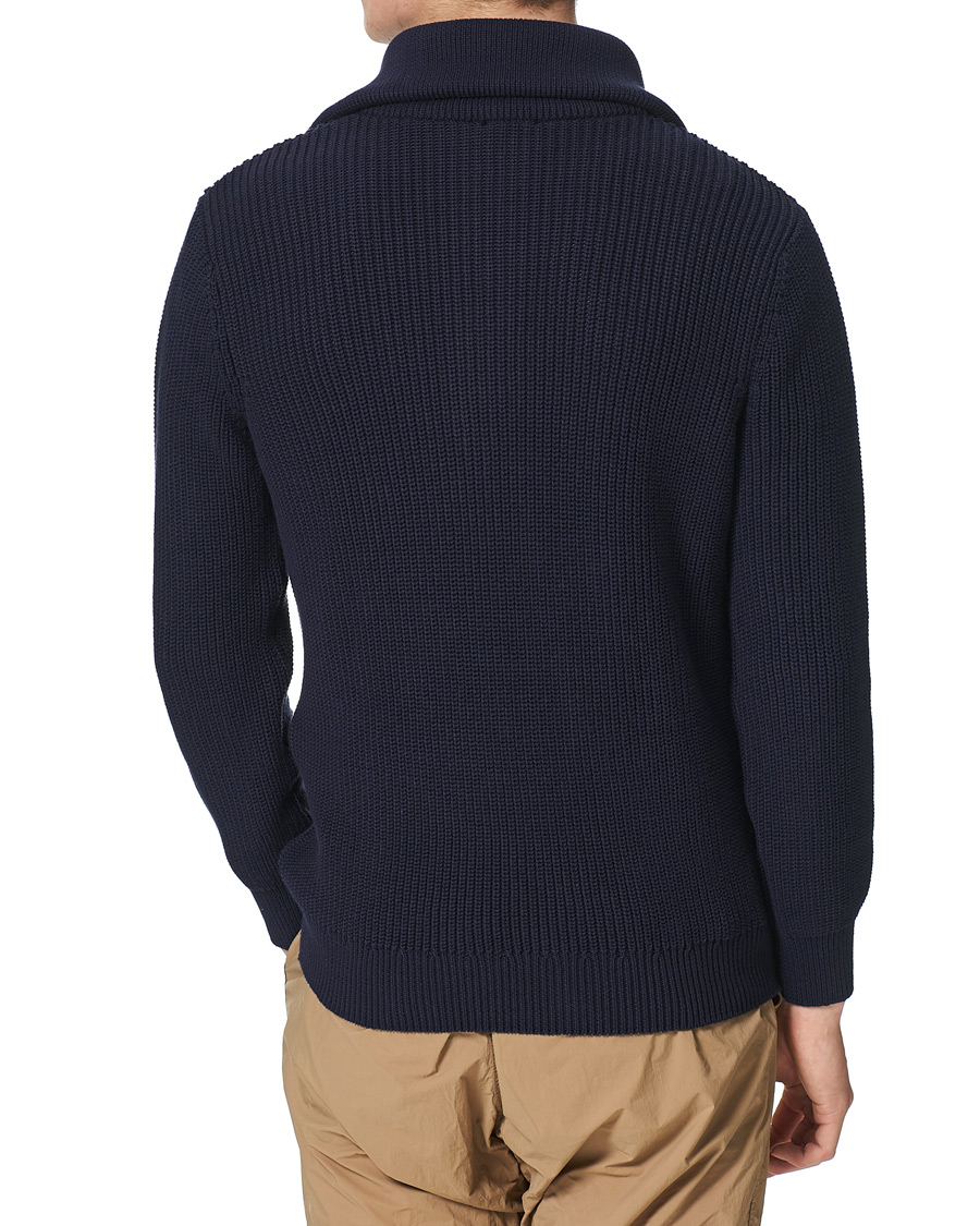 Herre | Trøjer | Armor-lux | Pull Camionneur Half Zip Sweater Navire