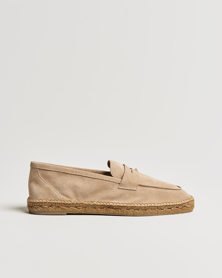 Herre | Castañer Nacho Casual Suede Loafers Sand | Castañer | Nacho Casual Suede Loafers Sand
