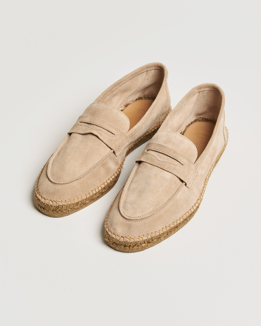 Herre | Castañer Nacho Casual Suede Loafers Sand | Castañer | Nacho Casual Suede Loafers Sand