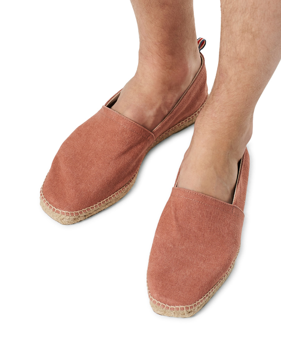 Herre | Castañer Pablo Washed Canvas Espadrilles Rosa Oscuro | Castañer | Pablo Washed Canvas Espadrilles Rosa Oscuro