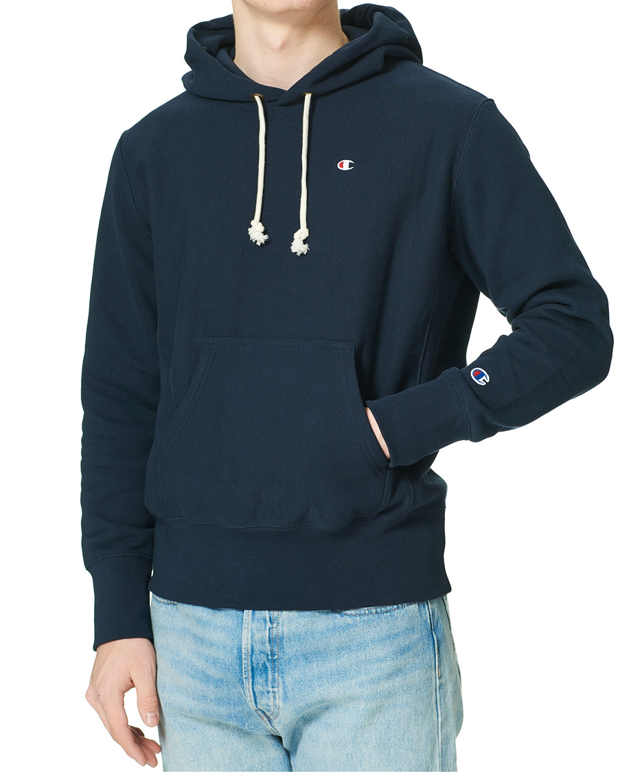 Champion Reverse Weave Soft Fleece Hood Sky Captain -