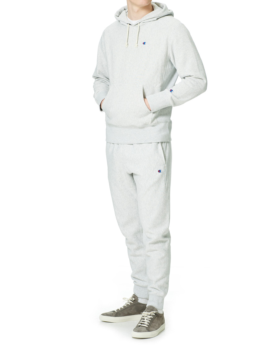 Herre | Trøjer | Champion | Reverse Weave Soft Fleece Hood Gray Melange