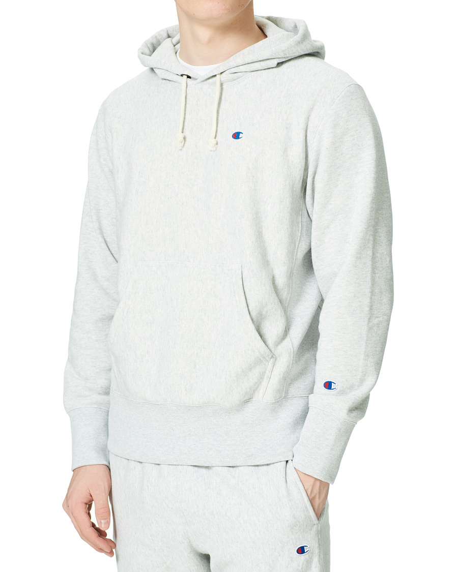 Herre | Trøjer | Champion | Reverse Weave Soft Fleece Hood Gray Melange