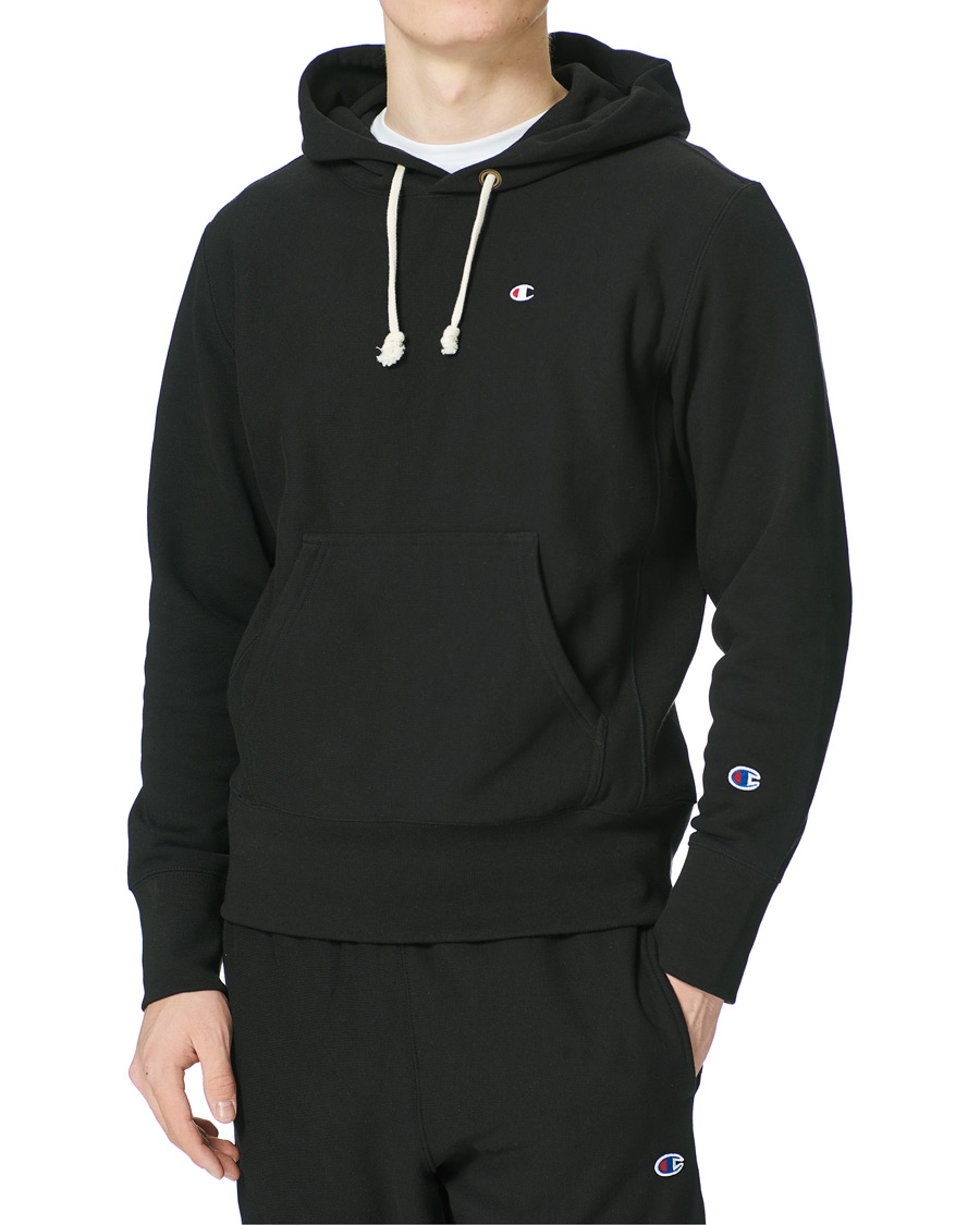 Herre | Trøjer | Champion | Reverse Weave Soft Fleece Hood Black Beauty