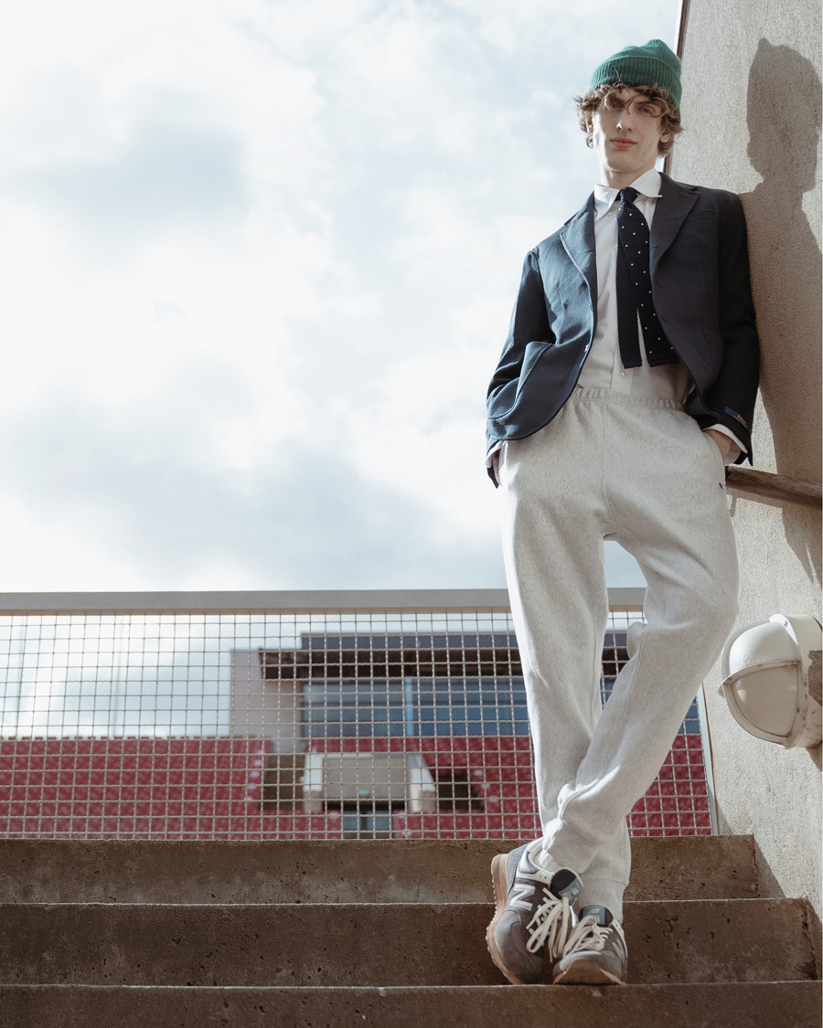 Herre | Bukser | Champion | Reverse Weave Soft Fleece Sweatpants Gray Melange