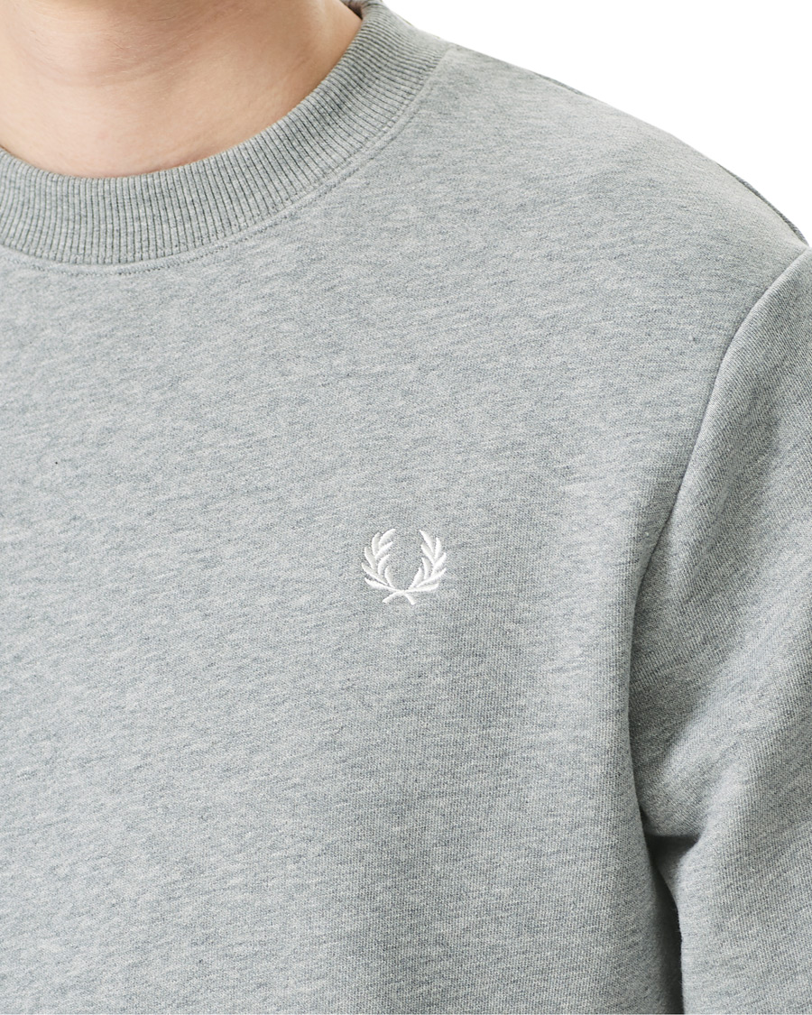 Herre | Trøjer | Fred Perry | Crew Neck Sweatshirt Grey Melange