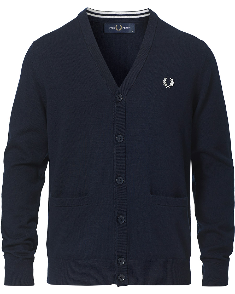 Herre | Trøjer | Fred Perry | Classic Cardigan Navy