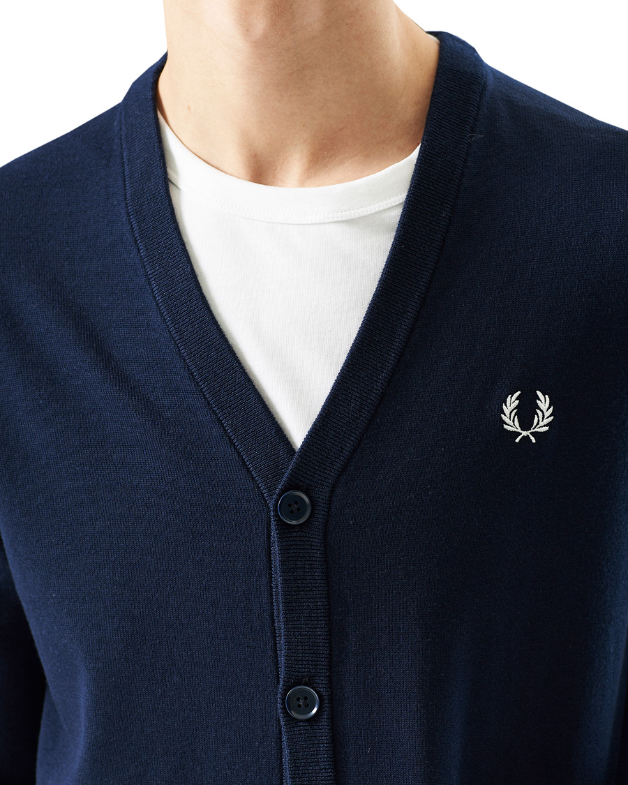 Herre | Trøjer | Fred Perry | Classic Cardigan Navy