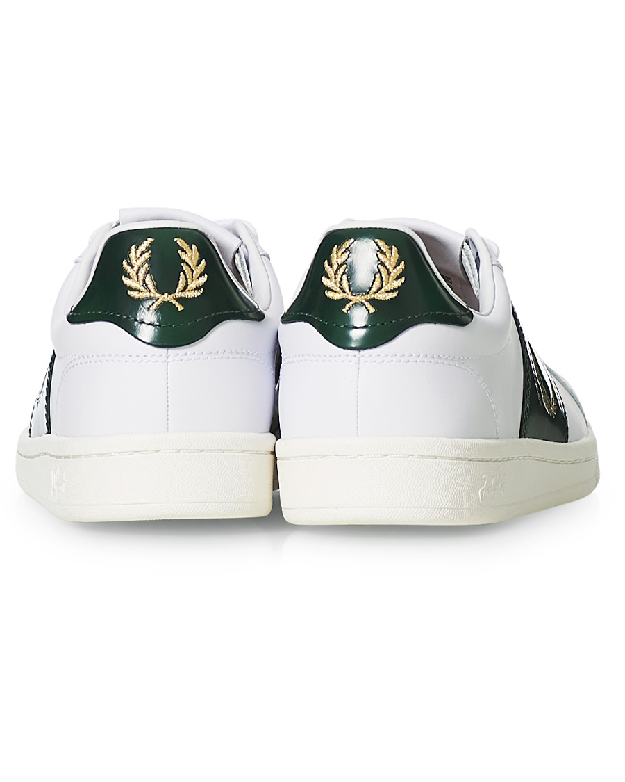 Herre | Fred Perry B721 Leather Branded Sneaker White | Fred Perry | B721 Leather Branded Sneaker White