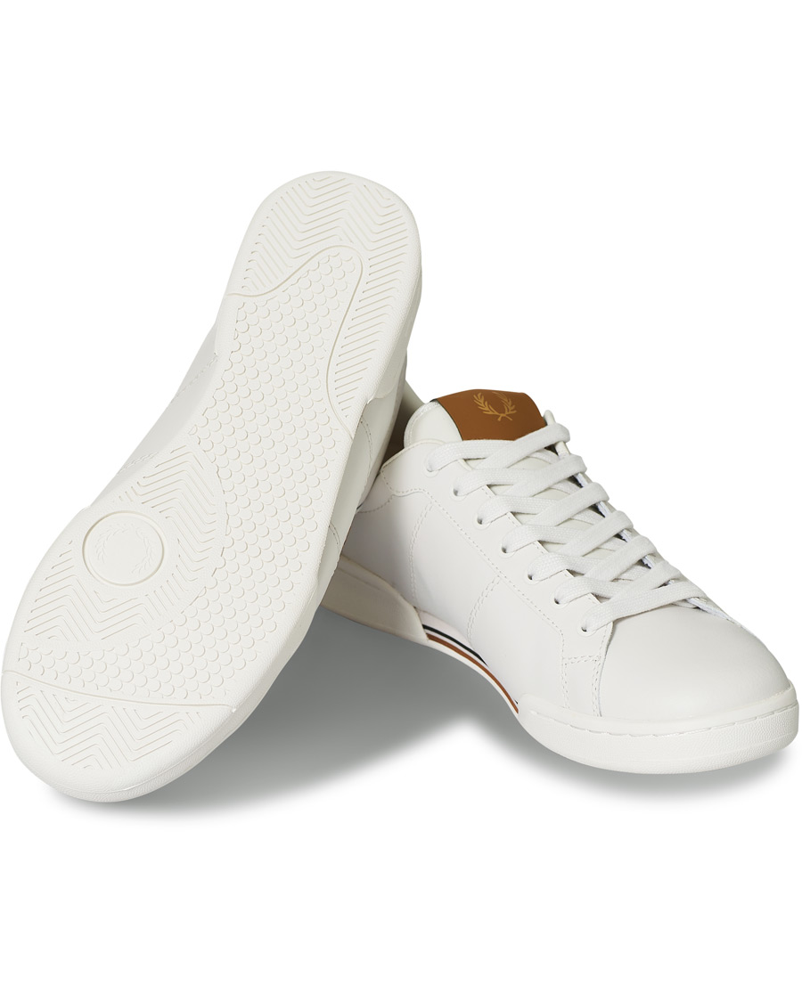 Herre | Fred Perry B722 Leather Sneaker Porcelain | Fred Perry | B722 Leather Sneaker Porcelain