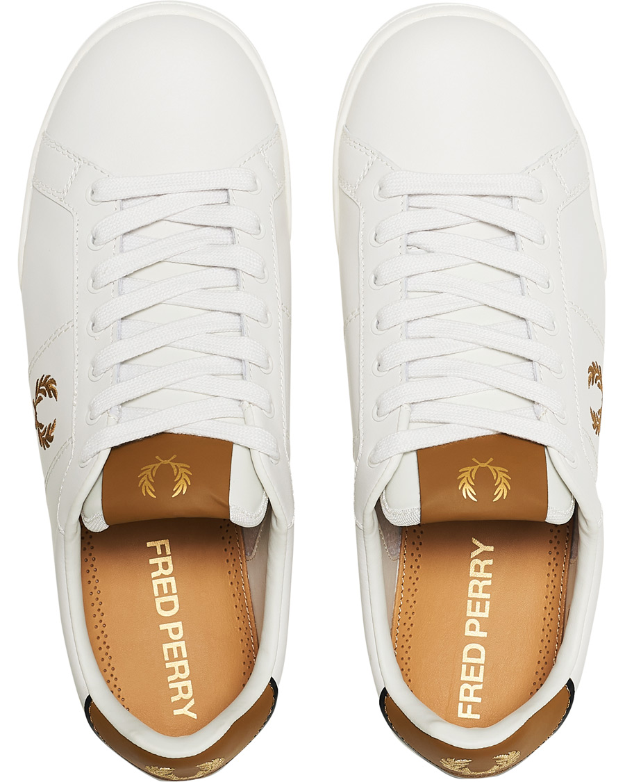 Herre | Fred Perry B722 Leather Sneaker Porcelain | Fred Perry | B722 Leather Sneaker Porcelain