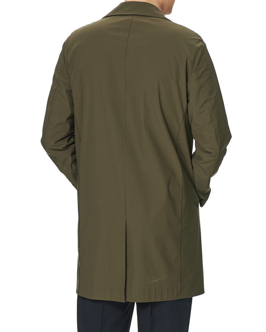 Herre | Jakker | Harris Wharf London | Light Technic Mac Coat Moss Green