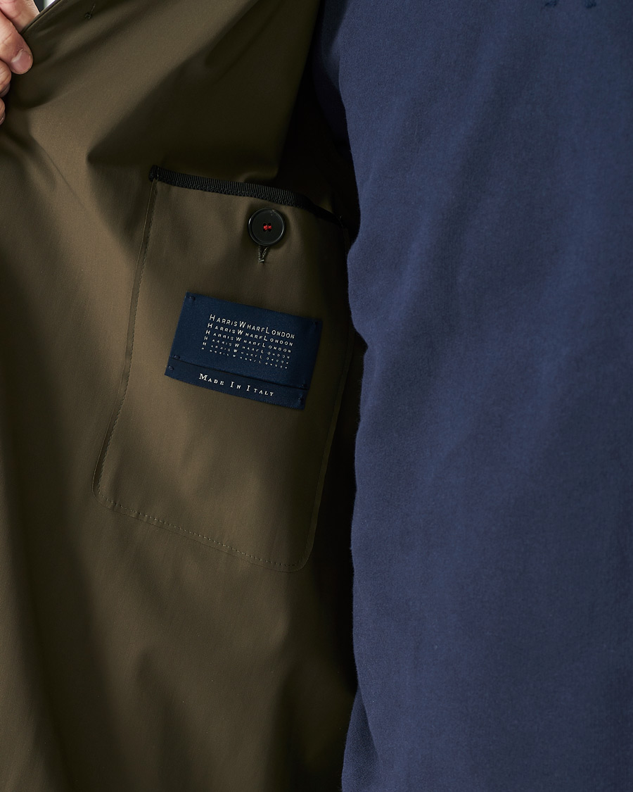 Herre | Jakker | Harris Wharf London | Light Technic Mac Coat Moss Green
