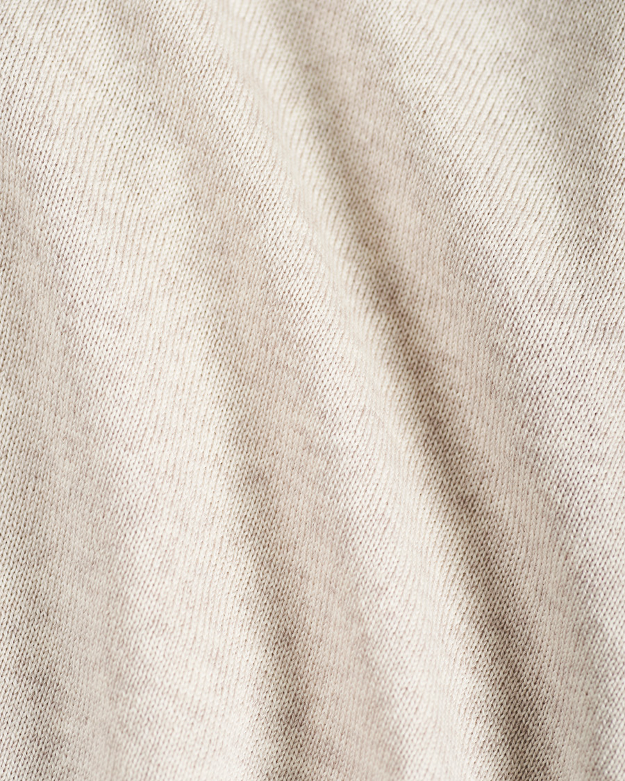 Herre | Trøjer | Stenströms | Merino Full Zip Hoodie Beige