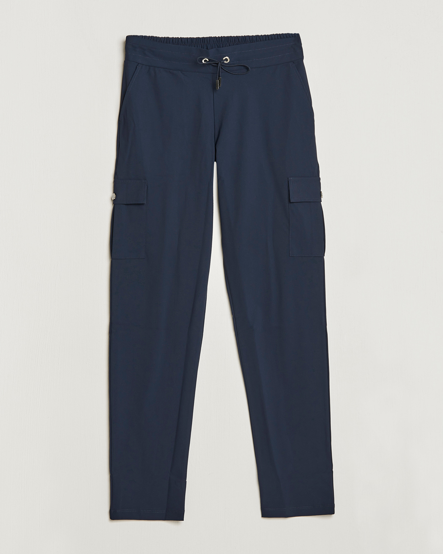 Herre | Bukser | Stenströms | Active Jersey Leisure Cargo Pants Navy
