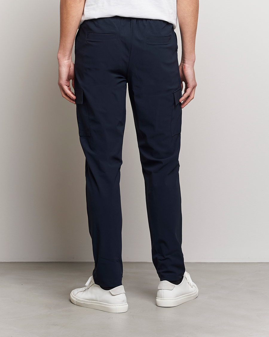 Herre | Bukser | Stenströms | Active Jersey Leisure Cargo Pants Navy