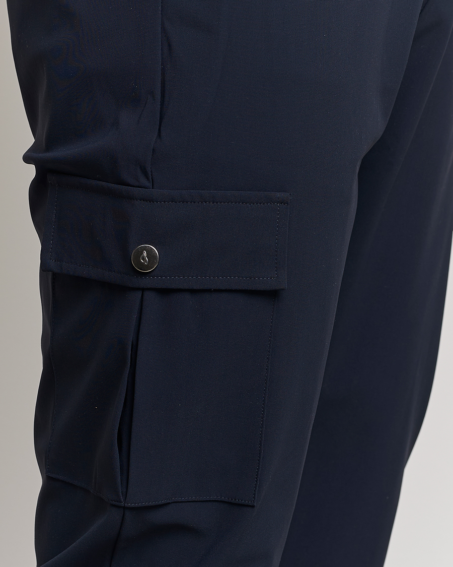 Herre | Bukser | Stenströms | Active Jersey Leisure Cargo Pants Navy